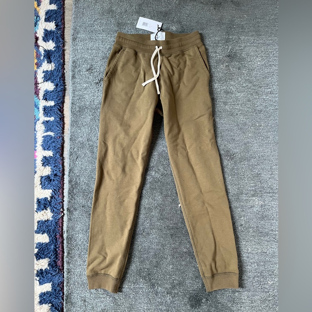 Reigning Champ. MidweightSweatpants. Brand New. size Small. color: Moss/Green
